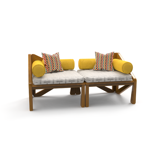 Snug Settee | Teakwood Sofa