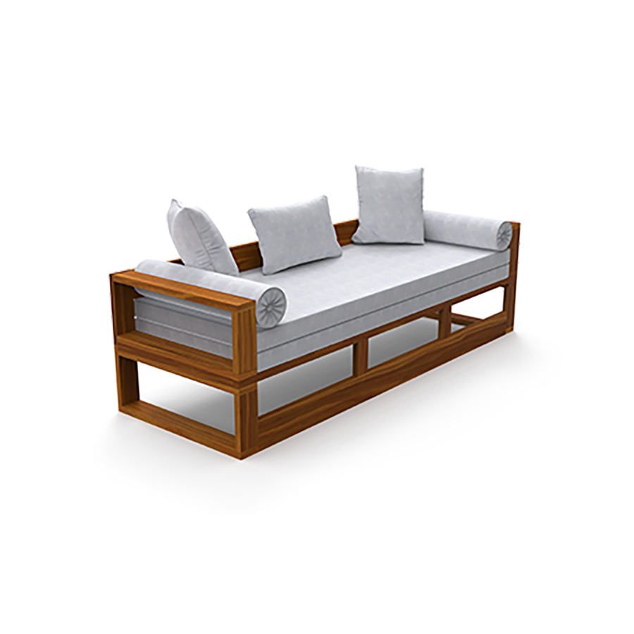 Elle | Teakwood Sofa