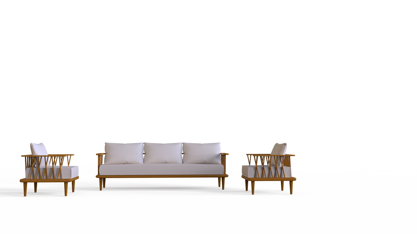 Wabi Sabi | Teakwood Sofa